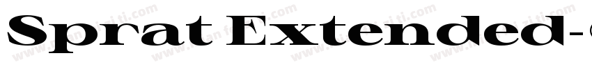 Sprat Extended字体转换